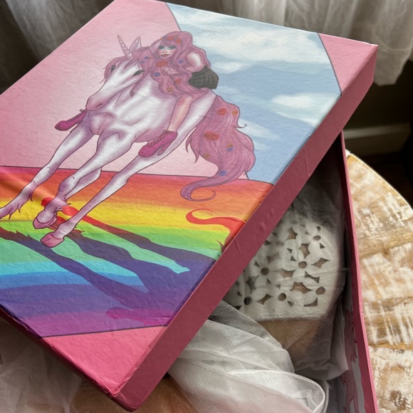 RARE-VINTAGE Jeffery Campbell Foxy Daisy - Picture 8 of 9